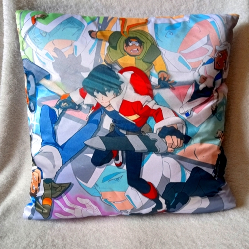 Voltron double-sided pillow